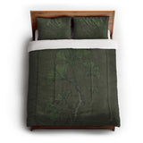 Ginko Green in Full/Queen (88" x 88") Size