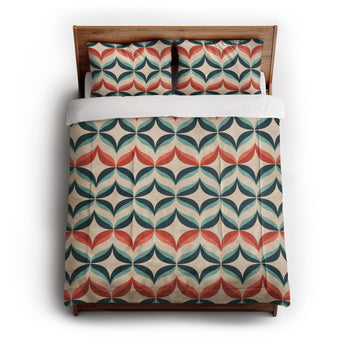Jasper Blue & Red Comforter