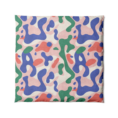 Concetta Pink Green & Blue in Full/Queen (88" x 88") Size