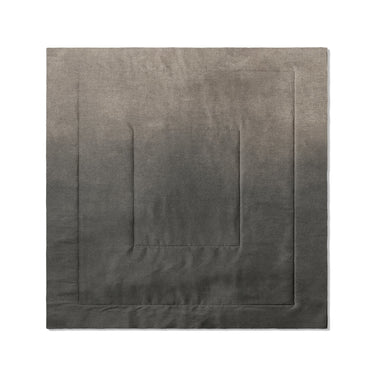 Kieran Watercolor Greige Ombre in Full/Queen (88" x 88") Size