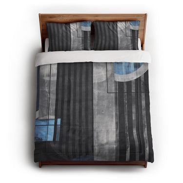 Gordian Dark Blue in Full/Queen (88" x 88") Size