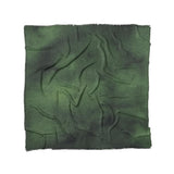 Andromeda Watercolor Navy & Kelly Green in Full/Queen (88" x 88") Size