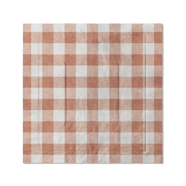 Buffalo Plaid Light Terracotta in Full/Queen (88" x 88") Size