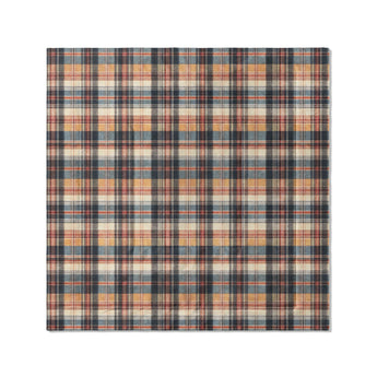 MacPherson Plaid Navy & Gold in Full/Queen (88" x 88") Size