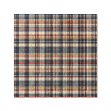 MacPherson Plaid Navy & Gold in Full/Queen (88" x 88") Size