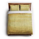 Jacinda Watercolor Yellow Ombre in Full/Queen (88" x 88") Size