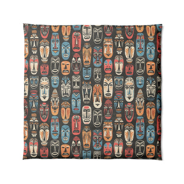 Tribal Masks in Full/Queen (88" x 88") Size
