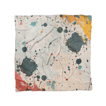 Colin Paint Splatter Multicolor in Full/Queen (88" x 88") Size