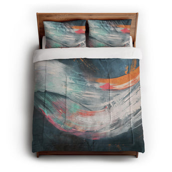 Triton Navy Polychrome Comforter