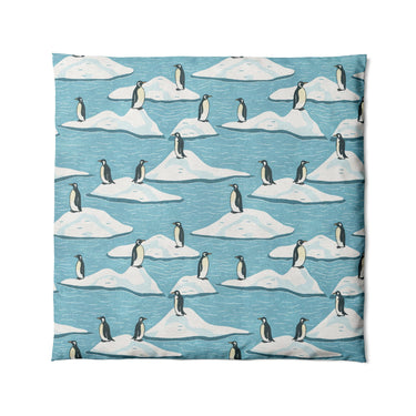 Arctic Penguins in Full/Queen (88" x 88") Size