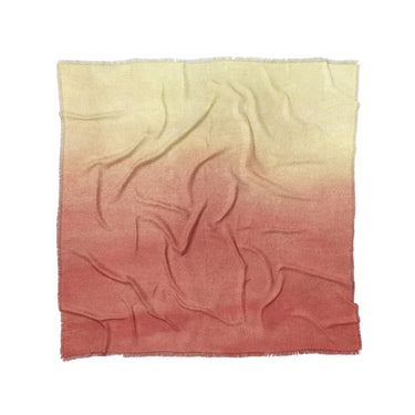 Kieran Watercolor Peach Ombre in Full/Queen (88" x 88") Size