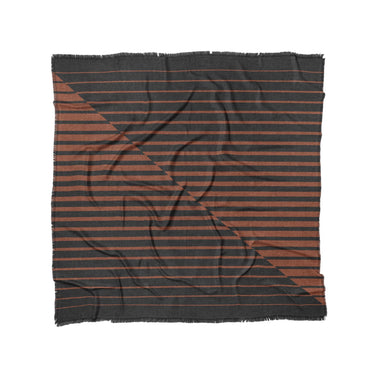 Euclid Black & Rust in Full/Queen (88" x 88") Size