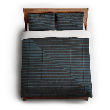 Euclid Black & Slate in Full/Queen (88" x 88") Size