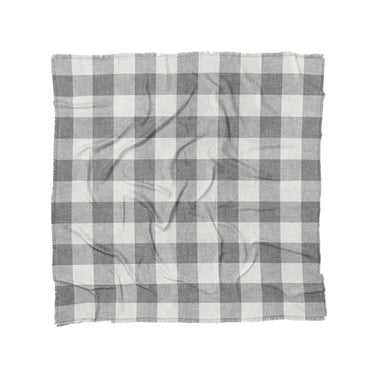 Buffalo Plaid Light Grey in Full/Queen (88" x 88") Size