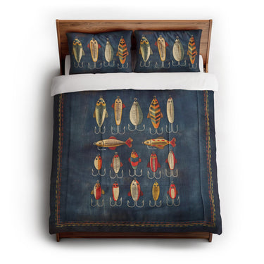 Fishing Lures in Full/Queen (88" x 88") Size
