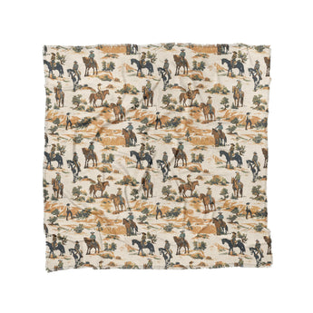 Desert Cowboys in Full/Queen (88" x 88") Size