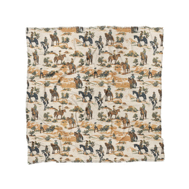 Desert Cowboys in Full/Queen (88" x 88") Size