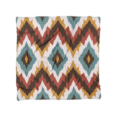 Dyani Sky & Umber in Full/Queen (88" x 88") Size