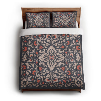 Annette Navy & Orange Comforter