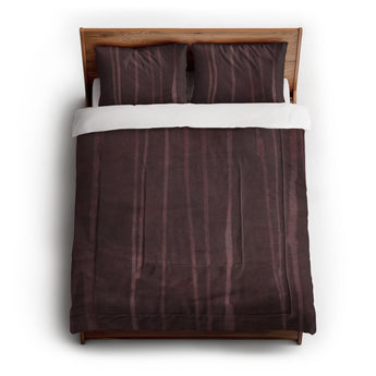 Felix Bleach Dye Burgandy in Full/Queen (88" x 88") Size