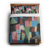 Baxter Blue Multicolor in Full/Queen (88" x 88") Size