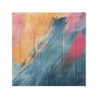 Eloise Blue & Pink in Full/Queen (88" x 88") Size