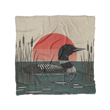 Sunset Loon in Full/Queen (88" x 88") Size