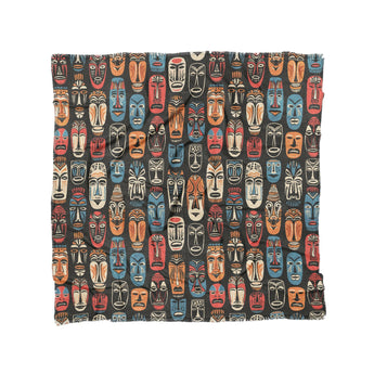 Tribal Masks in Full/Queen (88" x 88") Size