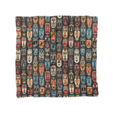 Tribal Masks in Full/Queen (88" x 88") Size