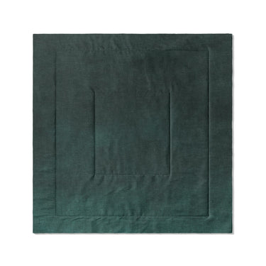 Keanu Watercolor Deep Teal Ombre in Full/Queen (88" x 88") Size