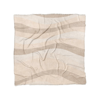 Sinuous Ivory Monochrome in Full/Queen (88" x 88") Size