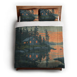 Adirondack Lakeside Cabin in Full/Queen (88" x 88") Size