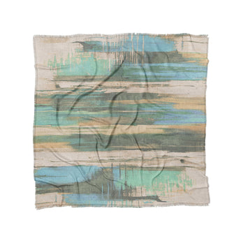 Jörgan Teal & Taupe in Full/Queen (88" x 88") Size