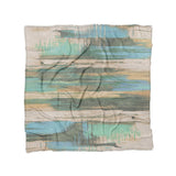 Jörgan Teal & Taupe in Full/Queen (88" x 88") Size