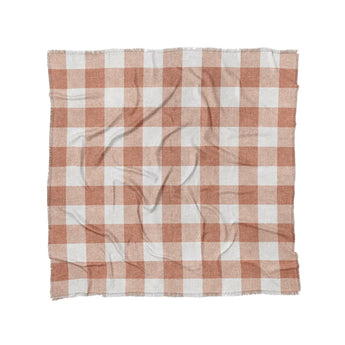 Buffalo Plaid Light Terracotta in Full/Queen (88" x 88") Size