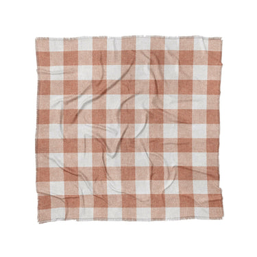 Buffalo Plaid Light Terracotta in Full/Queen (88" x 88") Size