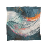 Triton Navy Polychrome in Full/Queen (88" x 88") Size