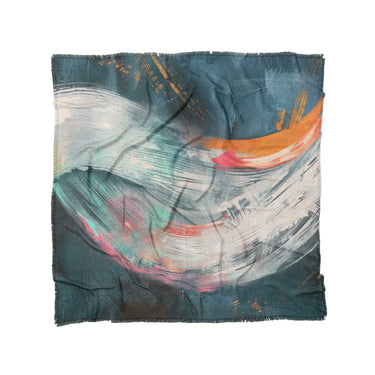 Triton Navy Polychrome in Full/Queen (88" x 88") Size