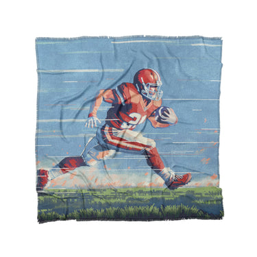 8 Bit Running Back in Full/Queen (88" x 88") Size