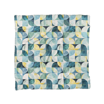 Aeolus Blue Green in Full/Queen (88" x 88") Size