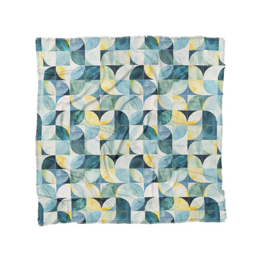 Aeolus Blue Green in Full/Queen (88" x 88") Size