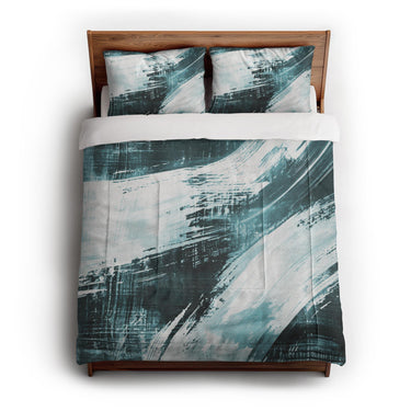 Emil Deep Teal in Full/Queen (88" x 88") Size