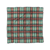 Ferguson Plaid Teal Red in Full/Queen (88" x 88") Size