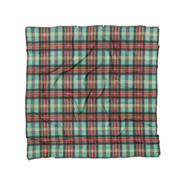 Ferguson Plaid Teal Red in Full/Queen (88" x 88") Size