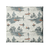 Gone Fishing in Full/Queen (88" x 88") Size