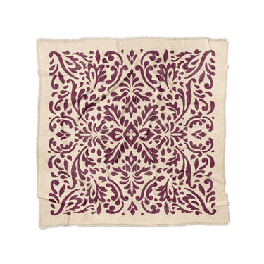 Floranna Ivory & Wine in Full/Queen (88" x 88") Size
