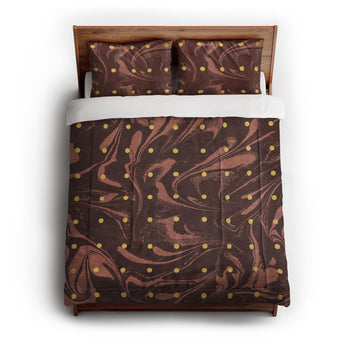 Acid Burn Clay & Yellow Comforter