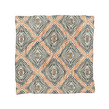 Boden Orange & Blue in Full/Queen (88" x 88") Size