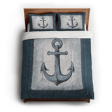 Coastal Anchor in Full/Queen (88" x 88") Size