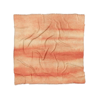 Ophelia Watercolor Peach Balayage in Full/Queen (88" x 88") Size